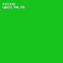 #17C41D - Green Color Image