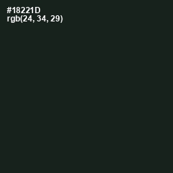 #18221D - Seaweed Color Image