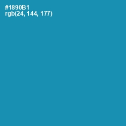 #1890B1 - Eastern Blue Color Image