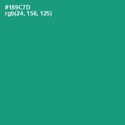 #189C7D - Elf Green Color Image