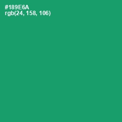 #189E6A - Elf Green Color Image
