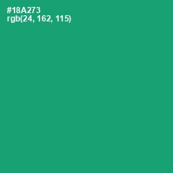 #18A273 - Green Haze Color Image