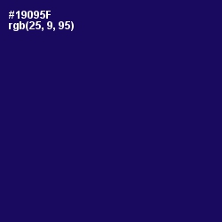 #19095F - Gulf Blue Color Image