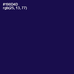 #190D4D - Tolopea Color Image