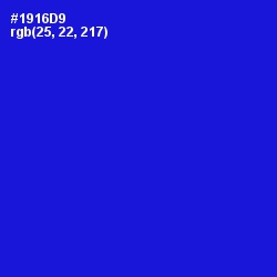 #1916D9 - Dark Blue Color Image