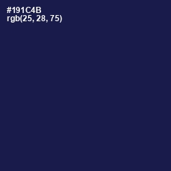 #191C4B - Bunting Color Image