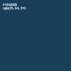 #19405B - Teal Blue Color Image
