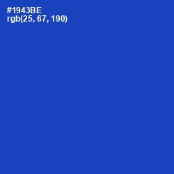#1943BE - Tory Blue Color Image