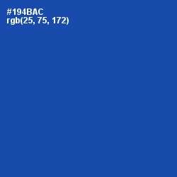 #194BAC - Tory Blue Color Image