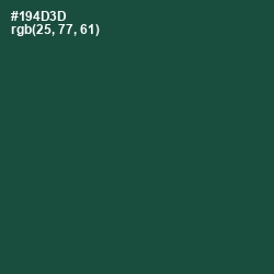 #194D3D - Te Papa Green Color Image