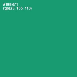#199B71 - Elf Green Color Image