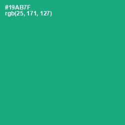 #19AB7F - Jade Color Image