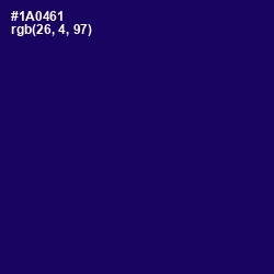 #1A0461 - Arapawa Color Image