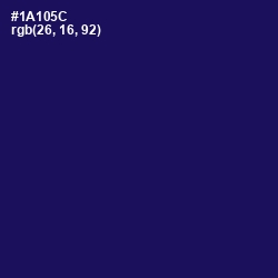 #1A105C - Gulf Blue Color Image