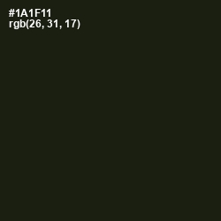 #1A1F11 - Rangoon Green Color Image