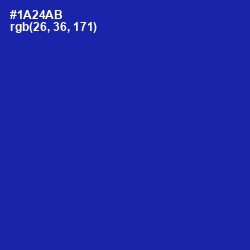 #1A24AB - Persian Blue Color Image