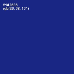 #1A2683 - Resolution Blue Color Image
