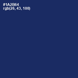 #1A2B64 - Biscay Color Image