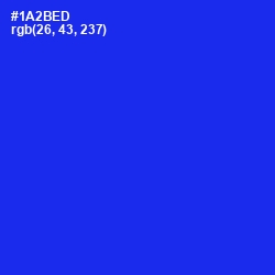 #1A2BED - Blue Color Image