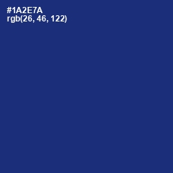 #1A2E7A - Catalina Blue Color Image