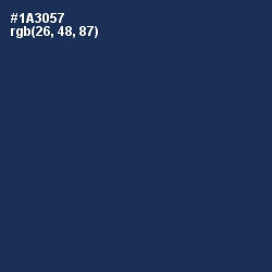 #1A3057 - Nile Blue Color Image