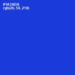 #1A3ADA - Dark Blue Color Image