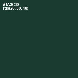 #1A3C30 - Gable Green Color Image