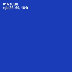 #1A3CB8 - Persian Blue Color Image