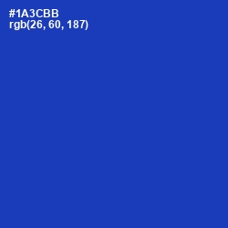 #1A3CBB - Persian Blue Color Image