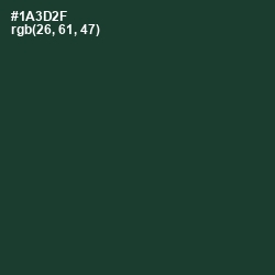 #1A3D2F - Timber Green Color Image