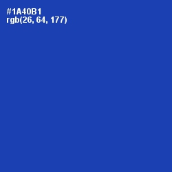 #1A40B1 - Tory Blue Color Image