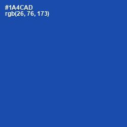 #1A4CAD - Tory Blue Color Image