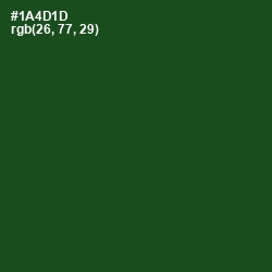 #1A4D1D - Parsley Color Image