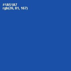#1A51A7 - Tory Blue Color Image