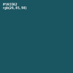 #1A5562 - Chathams Blue Color Image