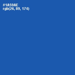 #1A59AE - Fun Blue Color Image