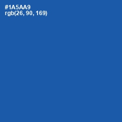#1A5AA9 - Fun Blue Color Image
