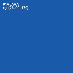 #1A5AAA - Fun Blue Color Image