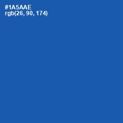 #1A5AAE - Fun Blue Color Image