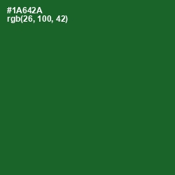 #1A642A - Fun Green Color Image