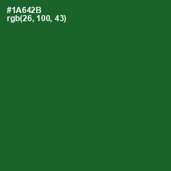 #1A642B - Fun Green Color Image