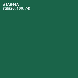 #1A644A - Green Pea Color Image