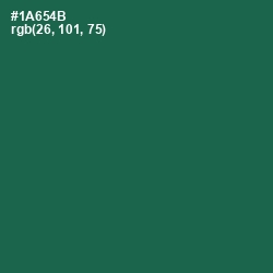 #1A654B - Green Pea Color Image