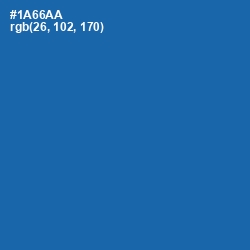 #1A66AA - Denim Color Image