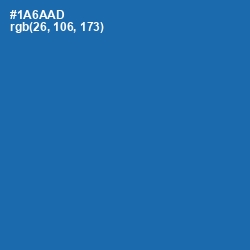 #1A6AAD - Denim Color Image