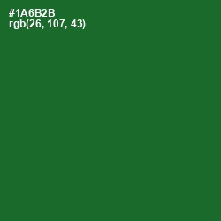 #1A6B2B - Fun Green Color Image