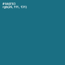 #1A6F83 - Blue Lagoon Color Image