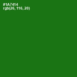 #1A7414 - Japanese Laurel Color Image