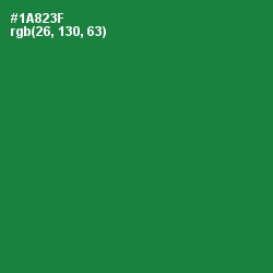 #1A823F - Forest Green Color Image