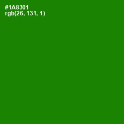 #1A8301 - Forest Green Color Image